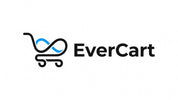 EverCart logo with a shopping cart and infinity symbol on a white background